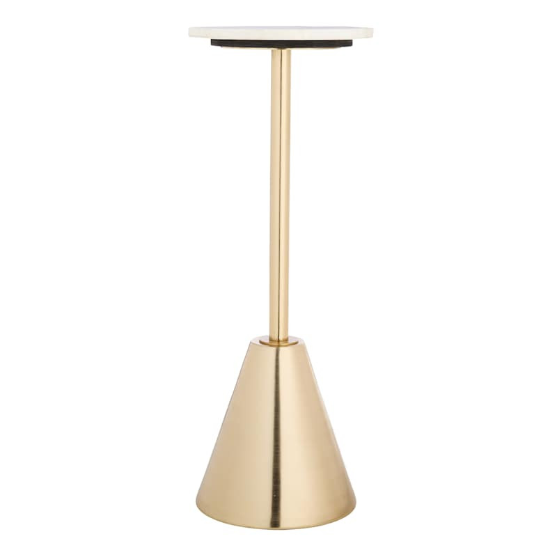 Maeve Drink Table, Gold | At Home