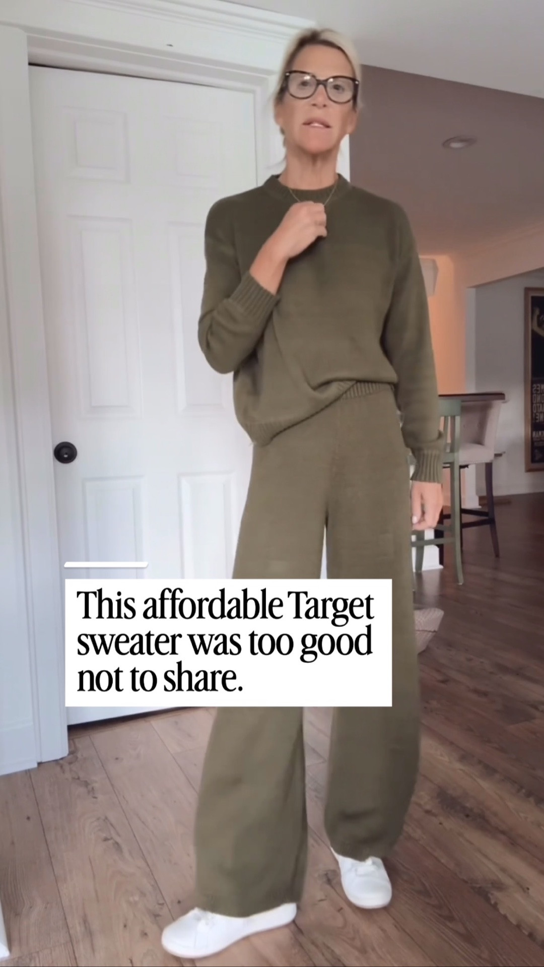 I found this adorable green sweater at Target, and apparently it was too good to keep for myself! My daughter loved it so much, she took it to the airport. It’s soft and sweater-like, the color is fabulous, and you know I love a good Target bargain. 💚

👩‍💻 LTK PRO TIPS
❤️ Heart = Support my posts ;-)
🔖 Save = Get sale & restock alerts for the things you love!
📋 Lists = Keep favorites organized (List ideas: Christmas, Birthdays, and Vacations!)
📲 Share = Send lists and products to a friend (or your daughters like me).
💬 Comment = Ask me anything, and I’ll answer. ;-)

#LTKootd #LTKSeasonal #LTKOver40