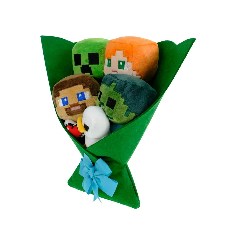 Minecraft Plush Valentines Bouquet, by Ruz | Walmart (US)