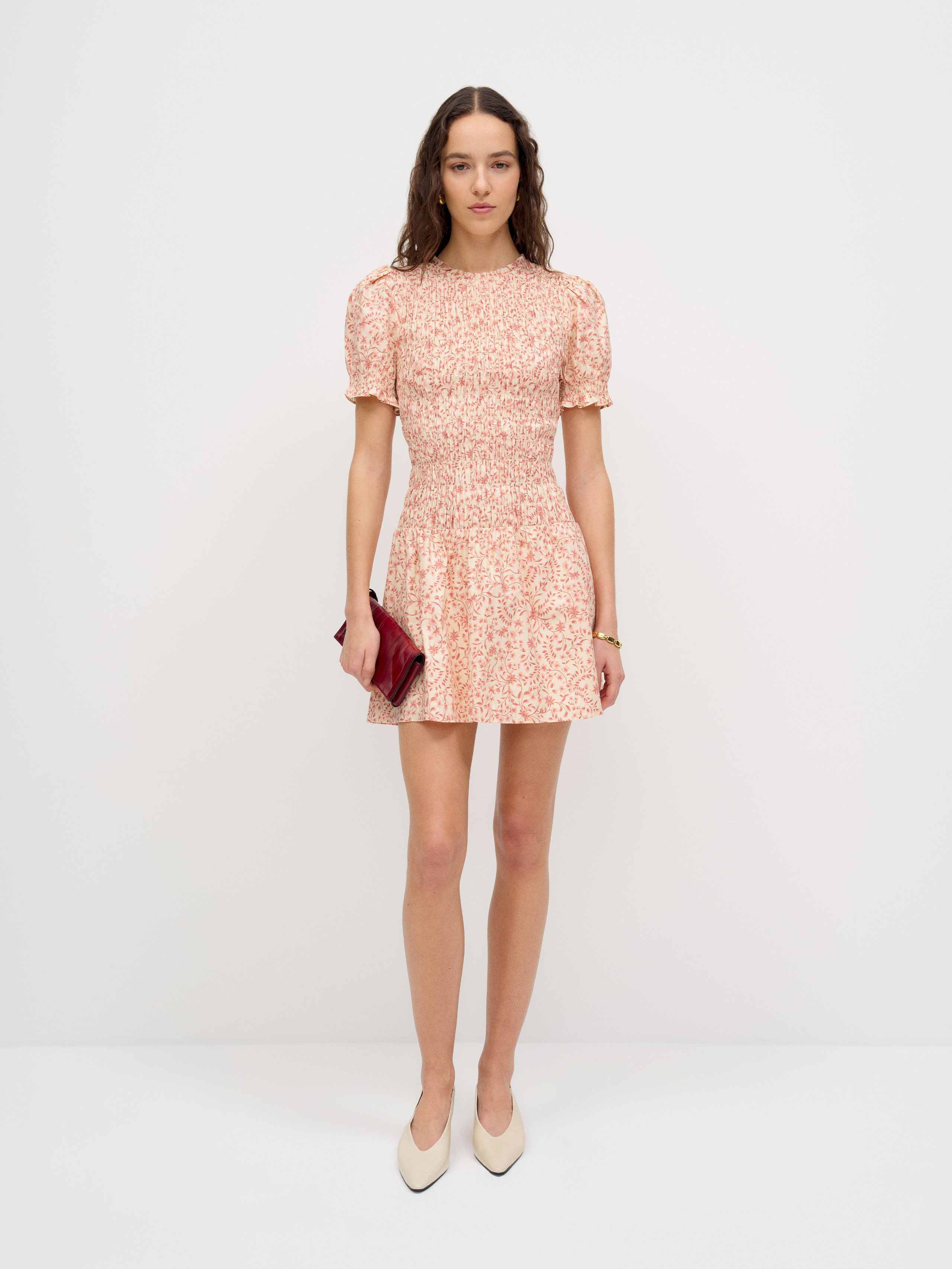 Reformation Leannah Dress Pink 4 | Reformation (Global)