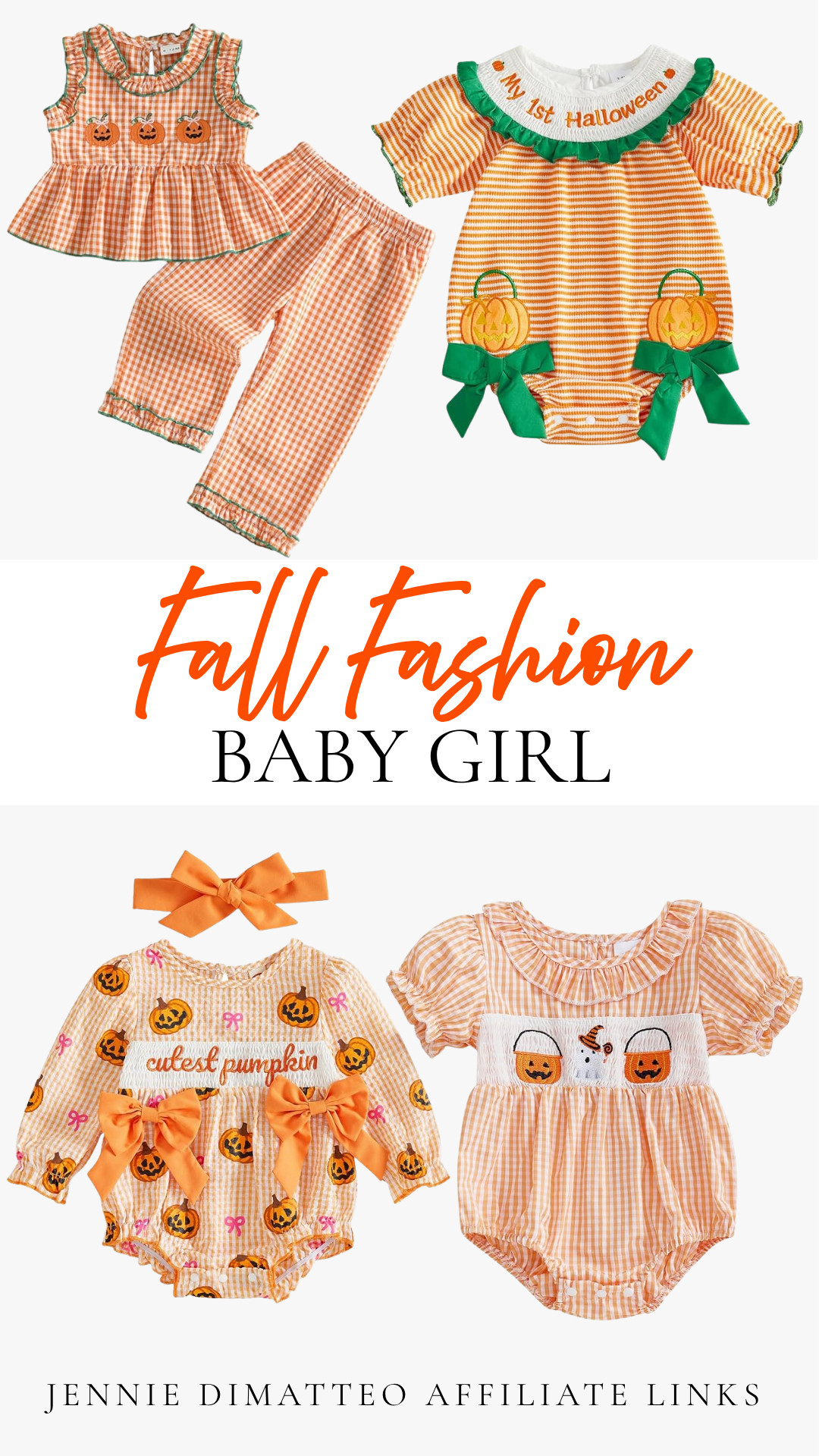 The cutest little fall looks for baby girl 🎃🧡 All the gingham, pumpkins, bows + sweet Halloween details!

#BabyGirlFashion #FallBabyStyle #BabyGirlOutfits #HalloweenBaby #HalloweenOutfits #PumpkinSeason #FallFashion #BabyFashion #HalloweenStyle #FallFavorites #LTKBaby #LTKKids #ShopLTK 

 #LTKootd #LTKBaby #LTKKids