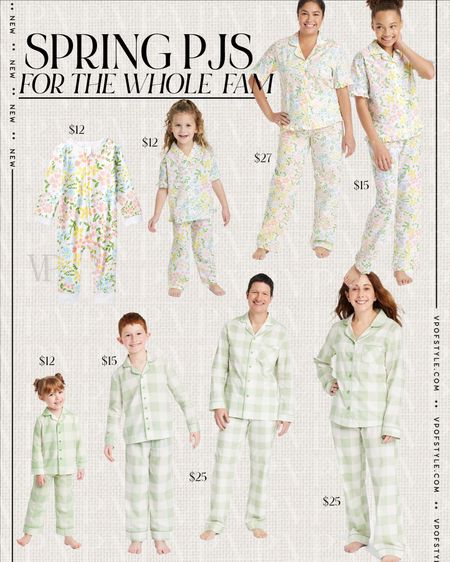 Cute spring pjs for the whole fam. Mommy and me pajama finds 
Family pajamas 
Target finds 
Target style 
Spring pajamas 

#LTKunder50 #LTKSeasonal #LTKfamily