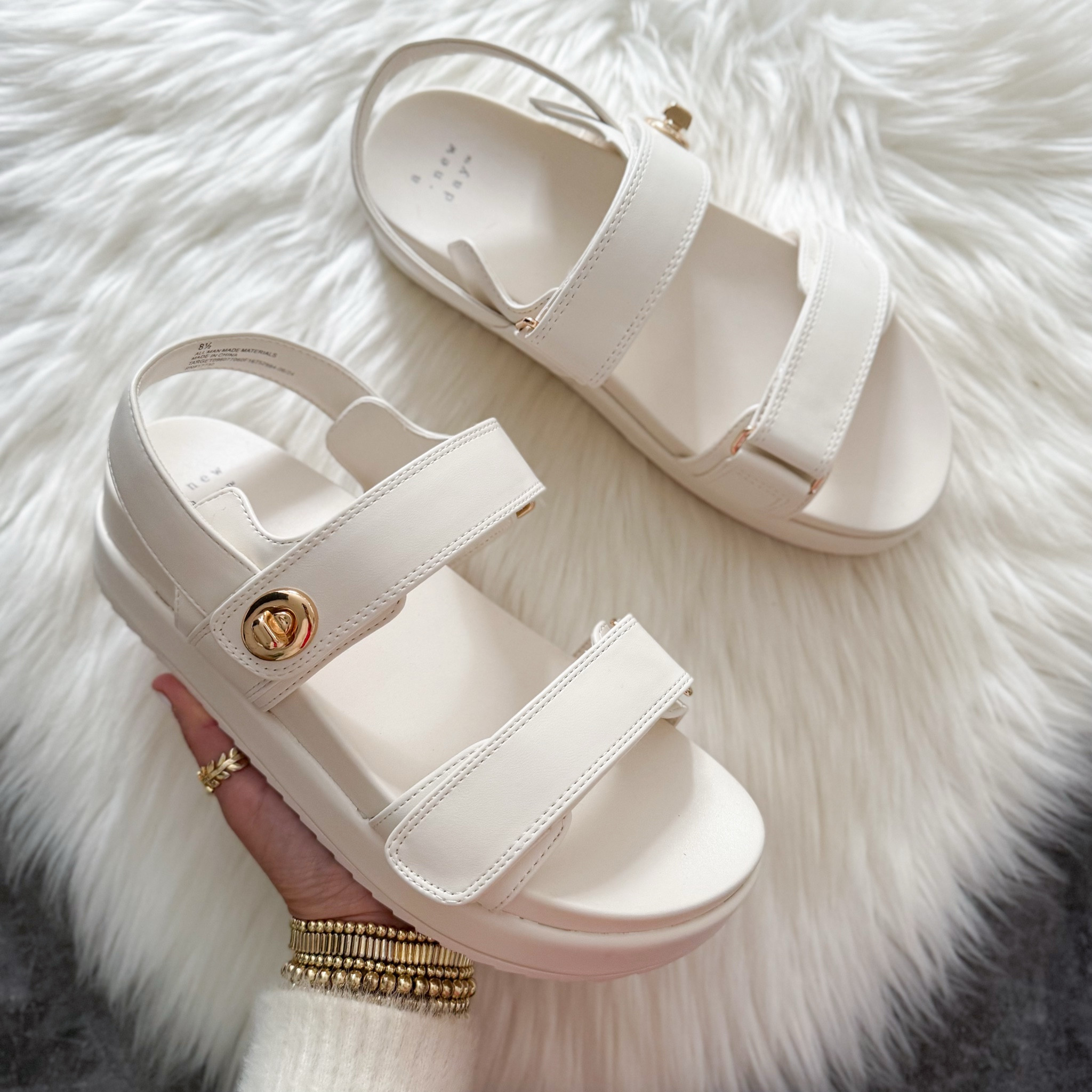 Target tanner double band platform sandals a new day only $34. Runs true to size 