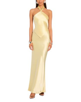 Retrofete Ester Satin Halter Dress  | Bloomingdale's Women | Bloomingdale's (US)