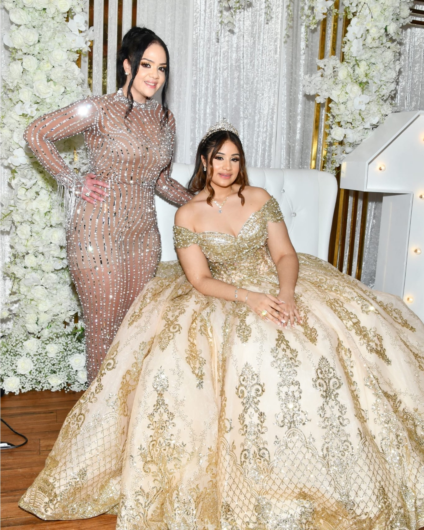 This beautiful dress I wore it for my daughter, sweet 16. As you can see the dress speak for itself✨ I am 5’4 165lbs the dress is a size M  if interested in the dress send me a message!

#LTKWedding #LTKParties