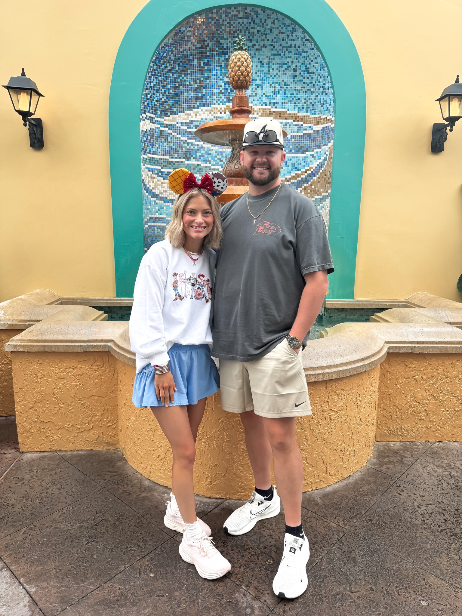 Linking all of my Disney outfits! This was for Hollywood studios! These Amazon shorts were perfect! 

Disney 
Outfit 
Athletic outfit 
Fitness 