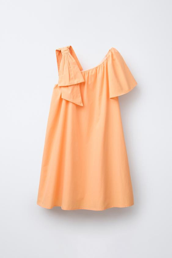 BOW ASYMMETRIC DRESS | Zara US