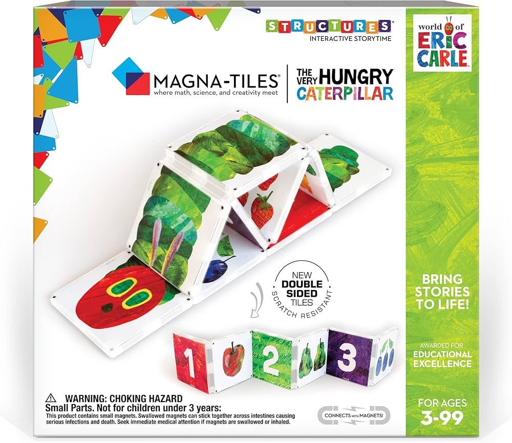 CreateOn Magna-Tiles The Very Hungry Caterpillar Toys, Magnetic Building Toys from The World of E... | Amazon (US)