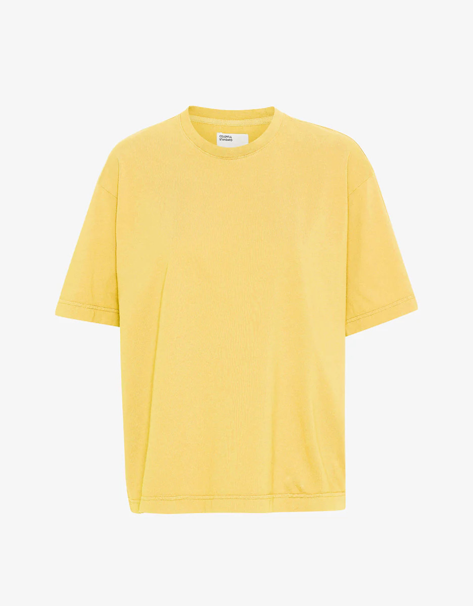 Oversized Organic T-Shirt - Lemon Yellow | Colorful Standard