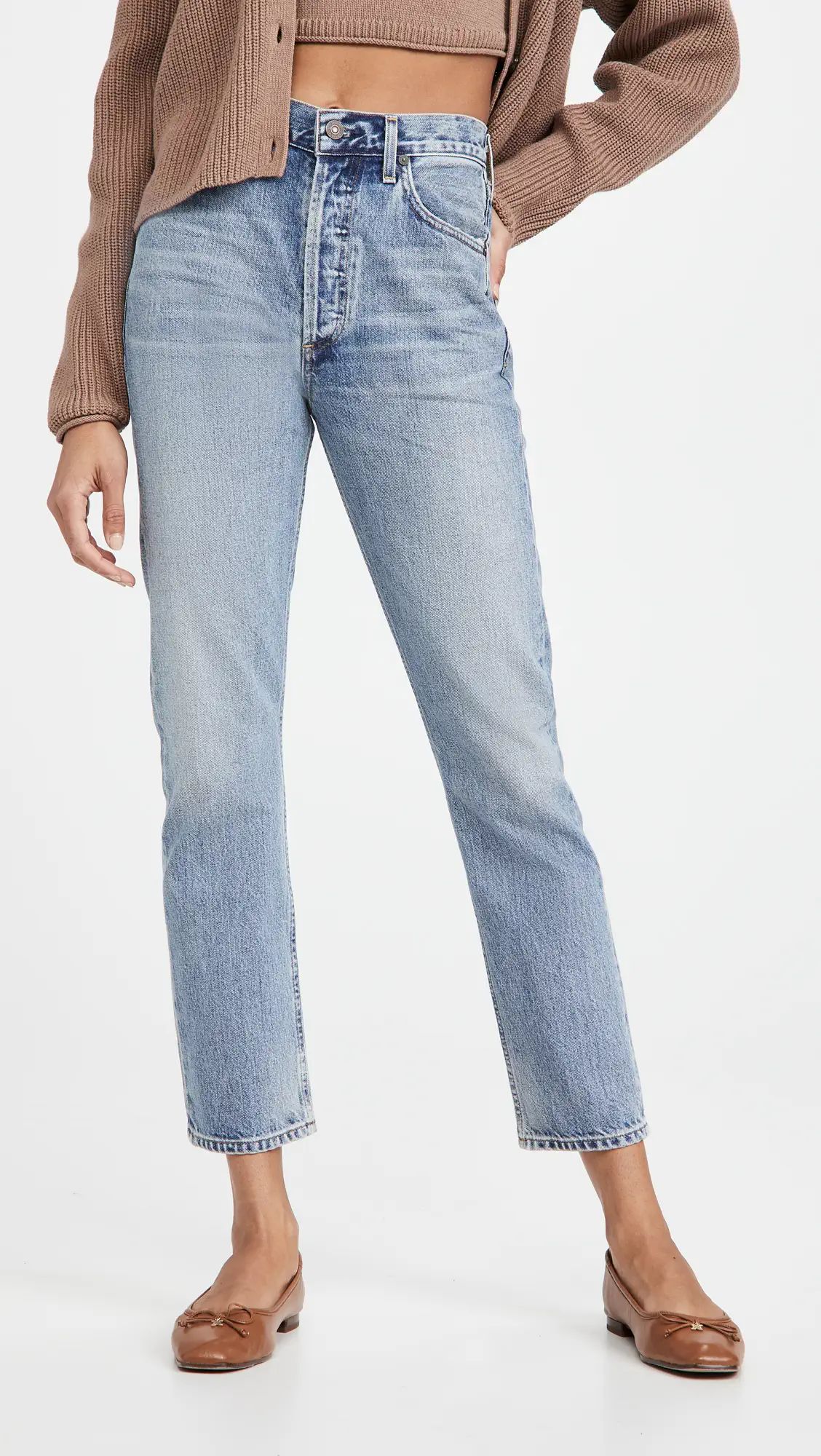 Citizens of Humanity Charlotte High Rise Straight Jeans | Shopbop | Shopbop