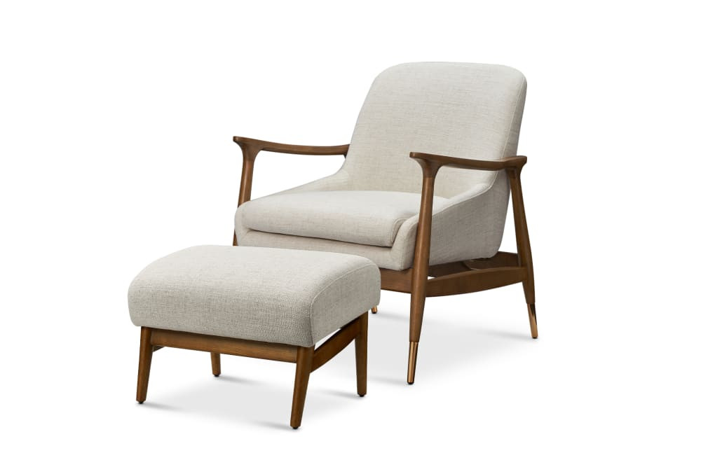 Desmond Armchair with Ottoman | Castlery | Castlery US