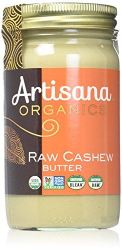Artisana Organics - Cashew Nut Butter, USDA Organic Certified and Non-GMO Handmade Rich and Thick Spread (2-Pack, 14 oz) | Amazon (US)
