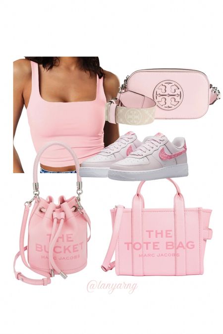 Pink workout top | pink Nikes | pink handbag 

#LTKSeasonal #LTKfitness #LTKFind