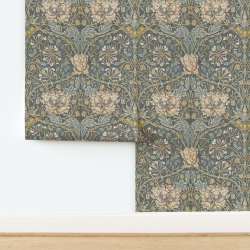 William Morris ~ Honeysuckle | Spoonflower