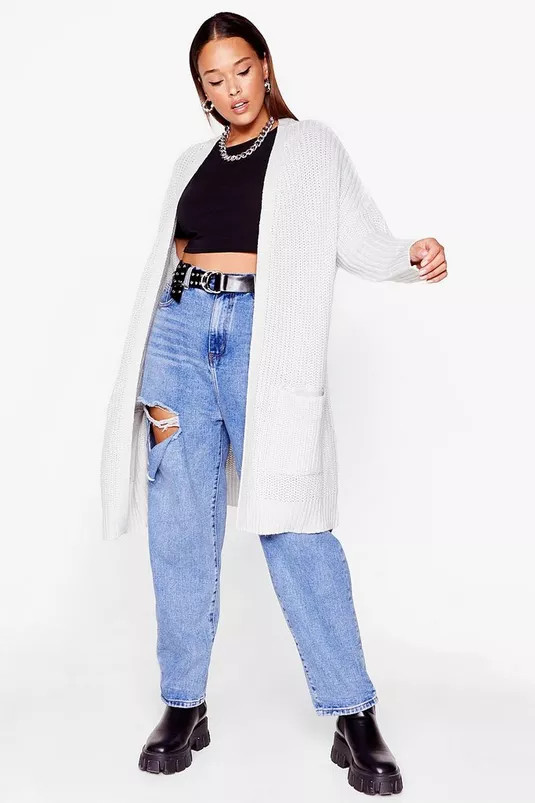 Knit's Gotta Be You Plus Longline Cardigan | Nasty Gal (US)