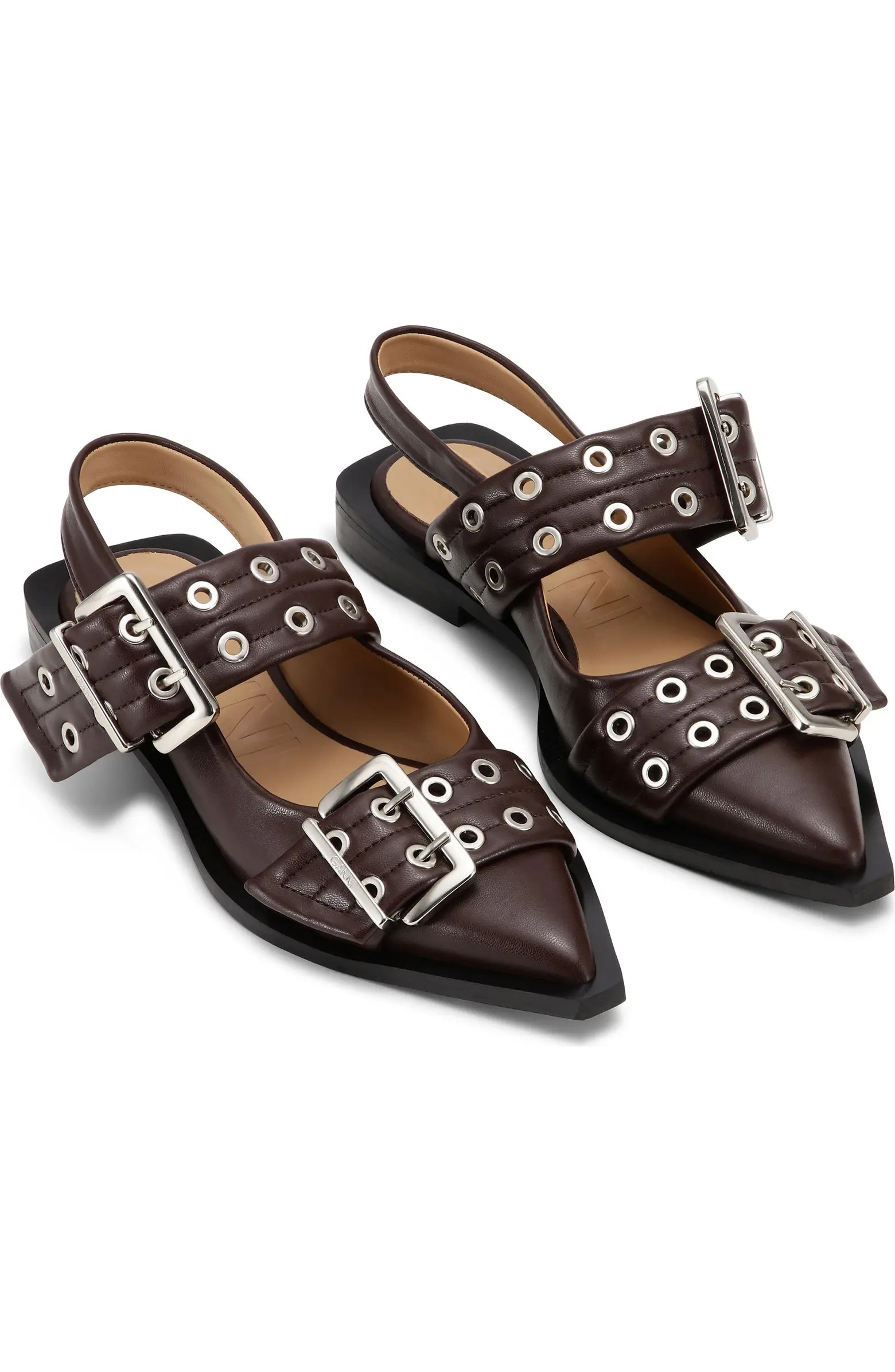 Slingback Pointed Toe Flat (Women) | Nordstrom