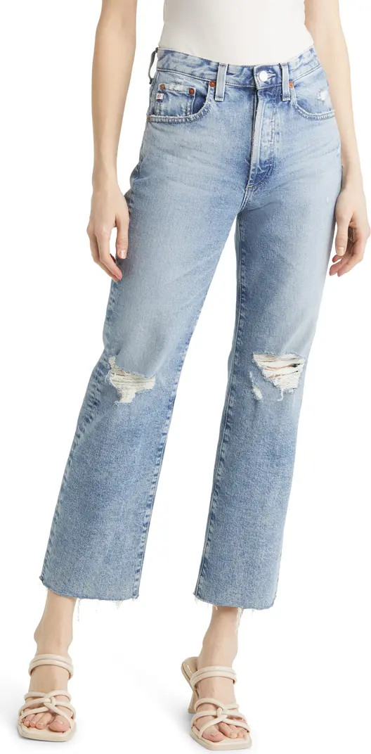 Kinsley High Waist Crop Jeans | Nordstrom