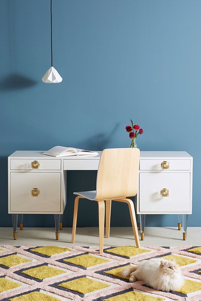 Lacquered Regency Desk | Anthropologie (US)