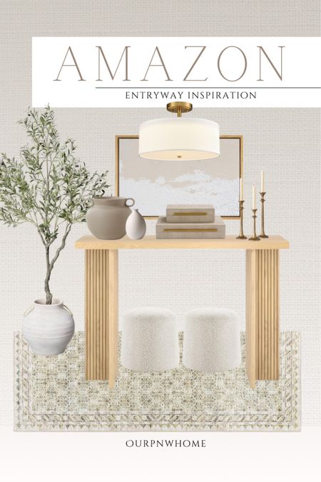 Amazon home favorites for the entryway!

Runner rug, green rug, Nepal home, faux olive tree, faux greenery, spring home, semi-flush mount lighting fixture, gold candlesticks, tapered candle holders, tan vase, ivory bud vase, shagreen boxes, decorative boxes, home decor, abstract wall art, geometric wall art, boucle ottoman

#LTKstyletip #LTKhome #LTKSeasonal
