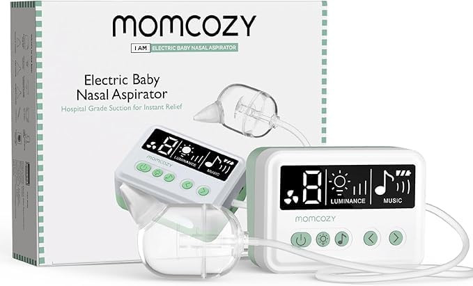 Momcozy Nasal Aspirator for Baby, \u3010Hospital-Grade\u3011 70 KPa Strong Suction & 9 Suction Le... | Amazon (US)