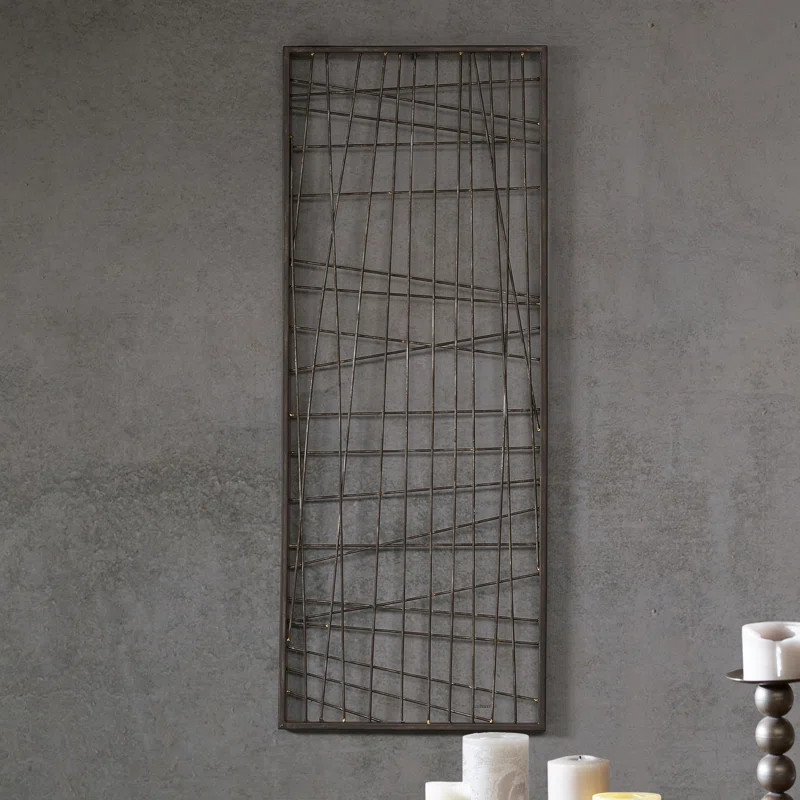 Savoy Distressed Black Metal Wall Décor | Wayfair North America