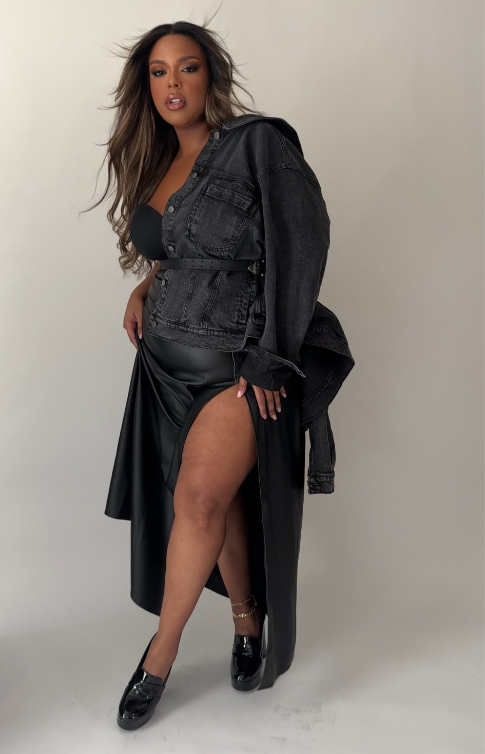 What I wore at my test shoot! Styling is everything! 

#LTKPlusSize #LTKFindsUnder100