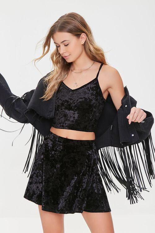 Velvet Cropped Cami | Forever 21 (US)
