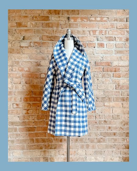 Wrap me up in this cozy goodness!  💙🍂

#wrapcoat #draperjames #mydraperjames #gingham #plaid #preppy #preppystyle #coat #jacket #falloutfit #fallstyle #southernstyle

#LTKSeasonal #LTKHoliday #LTKstyletip