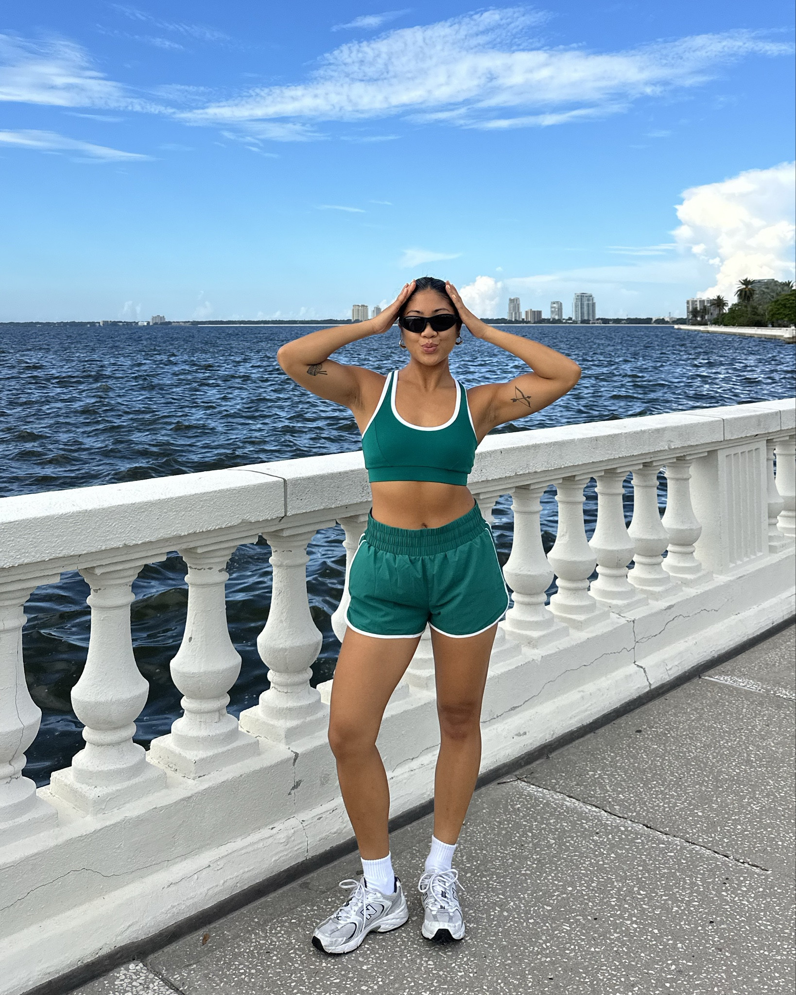 The most comfy active set! Wearing a small top and medium shorts.  Could probably have done a small, but I love the loose comfy look

#LTKU #LTKFitness #LTKActive