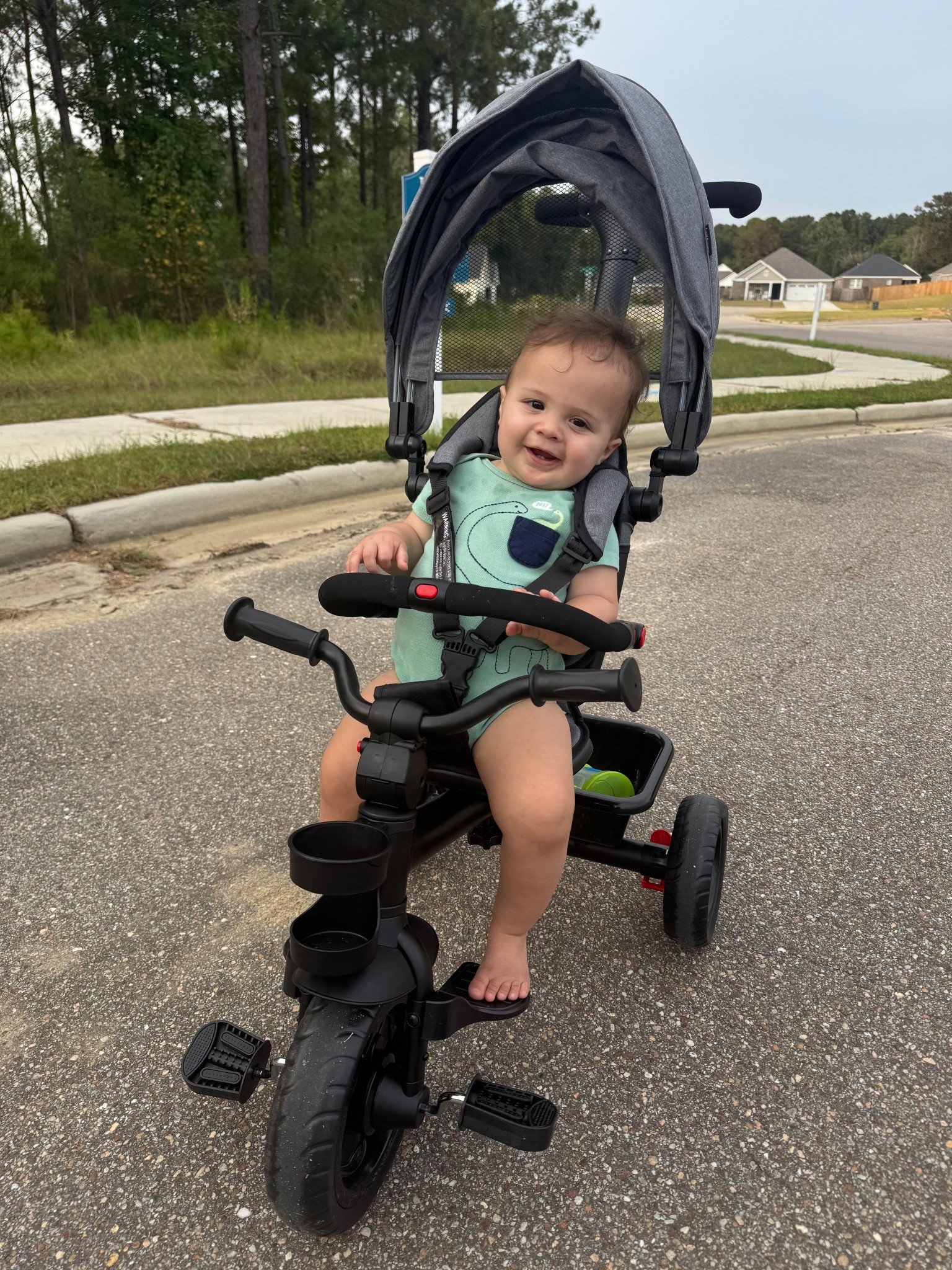 4-in-1 push trike to independent tricycle! Our 1st bday gift to our youngest!! 

#LTKKids #LTKFamily #LTKBaby