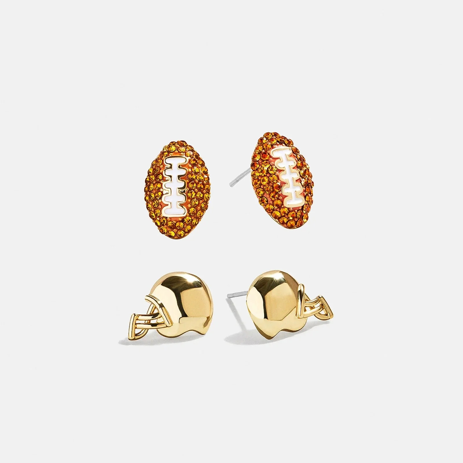 Draft Pick Earring Set - Football | BaubleBar