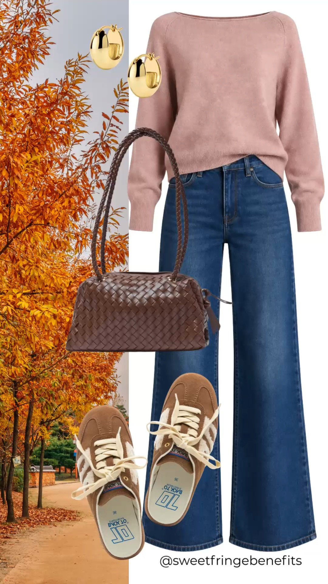 I’m not sure there’s an easier fall outfit than a soft sweater, good jeans, and sneakers. The brown bag and shoes warm it all up a bit, and I’d happily wear this for a day of errands.

#LTKootd #LTKgrwm #LTKdayinmylife