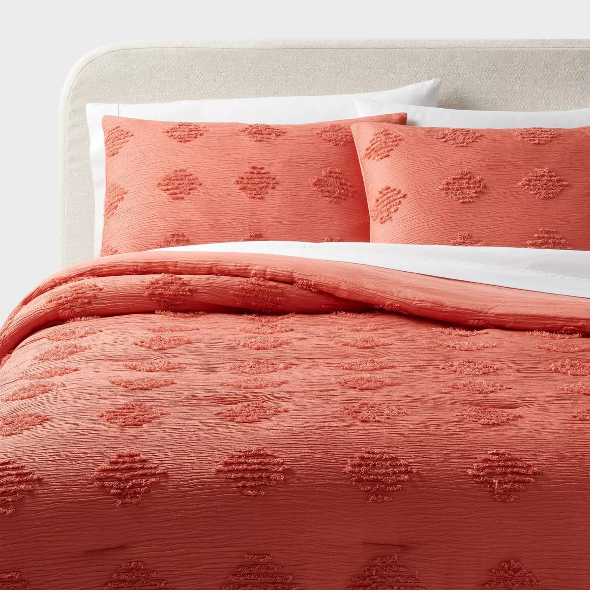 Tufted Diamond Crinkle Comforter and Sham Set - Threshold™ | Target