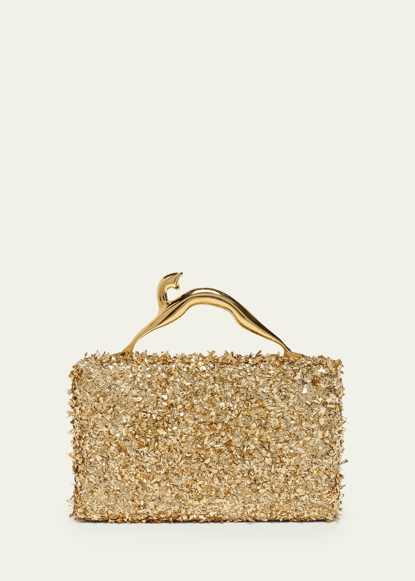 Lanvin Fringed Sculptural Fusion Cat Clutch Bag | Bergdorf Goodman