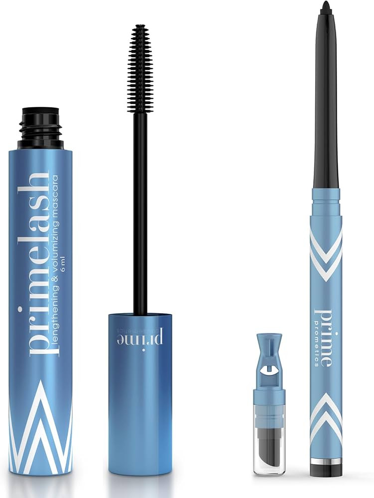 Prime Prometics PrimeLash Mascara (Black) & PrimeEyes Glide Eyeliner (Black) Bundle | Amazon (US)
