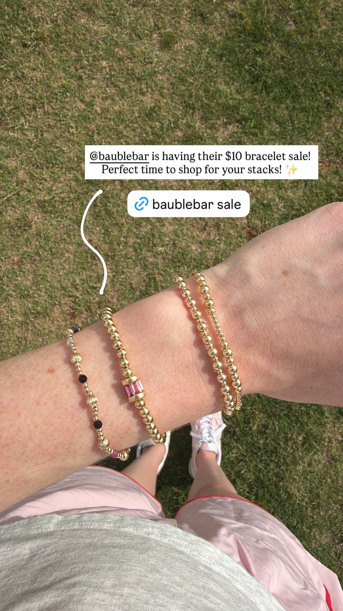 @baublebar is having their $10 bracelet sale! Perfect time to shop for your stacks! ✨