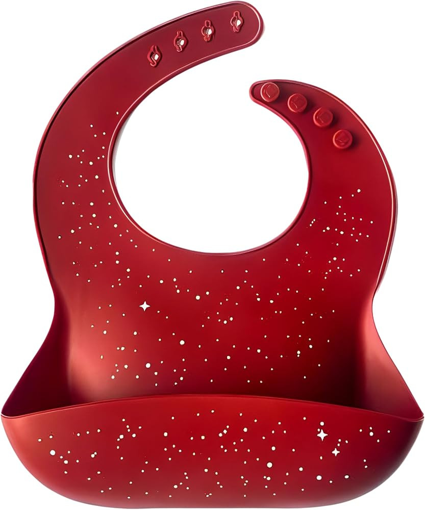 Silicone Baby Bibs - Waterproof and Adjustable Feeding Bib - Easy to Clean Material - Food Grade ... | Amazon (US)