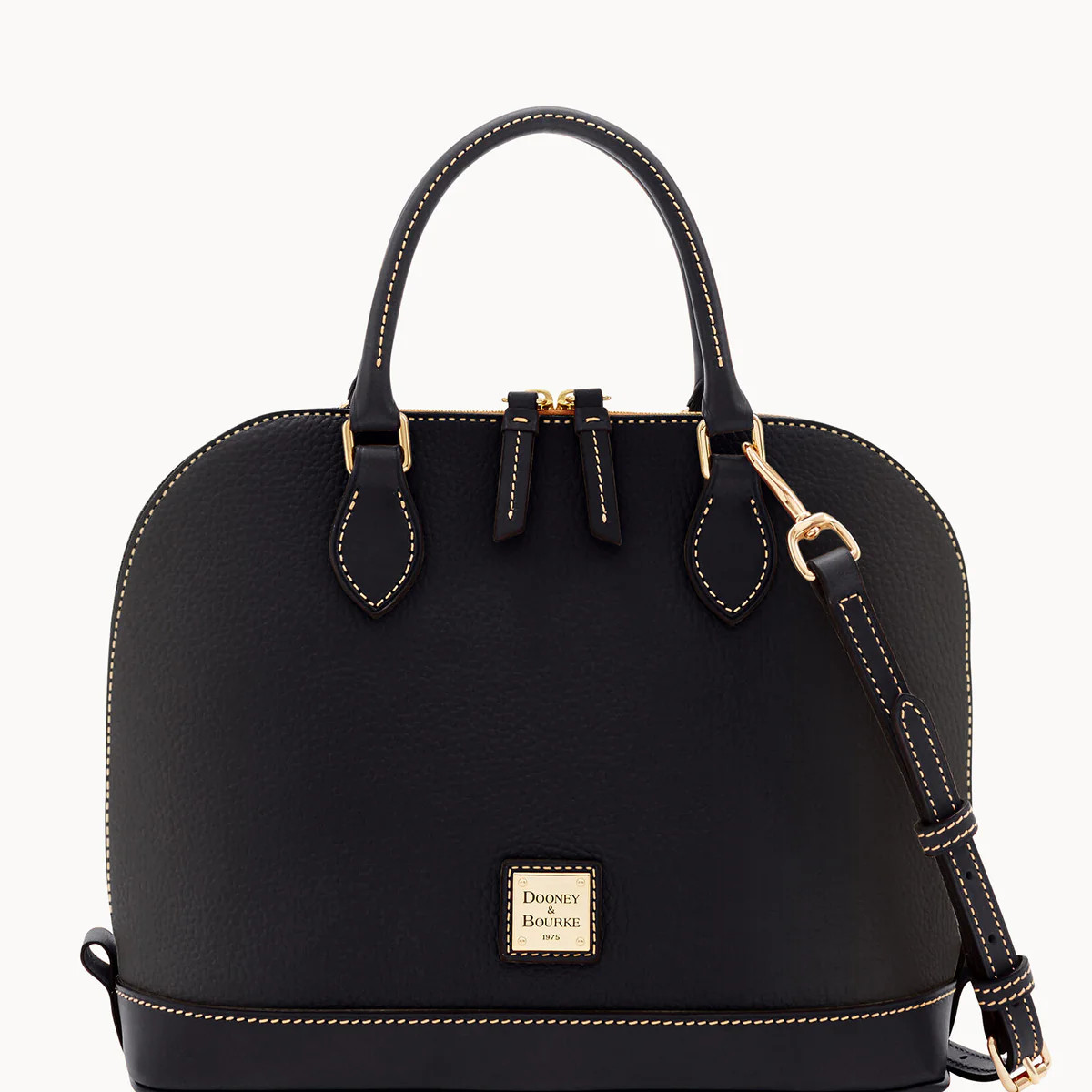 Pebble Grain Zip Zip Satchel | Dooney & Bourke (US)