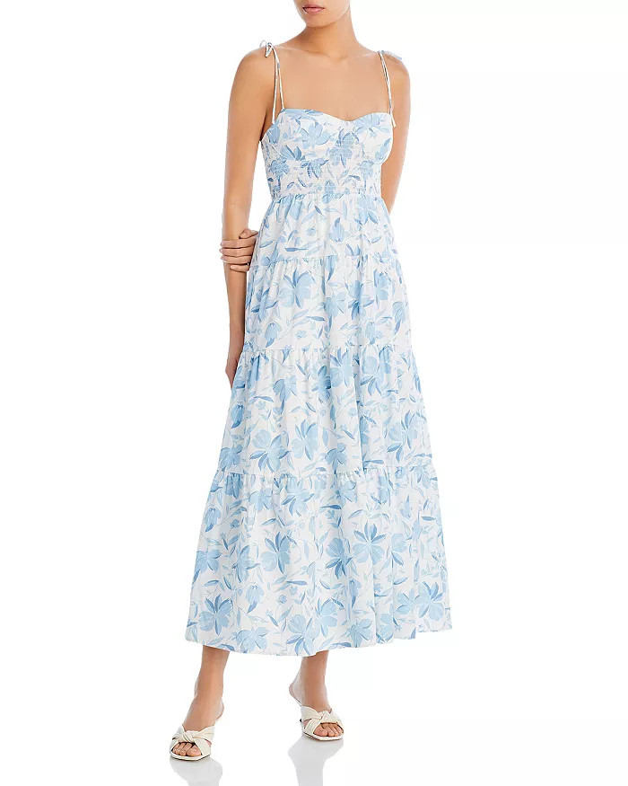 Smocked Tiered Maxi Dress | Bloomingdale's (US)