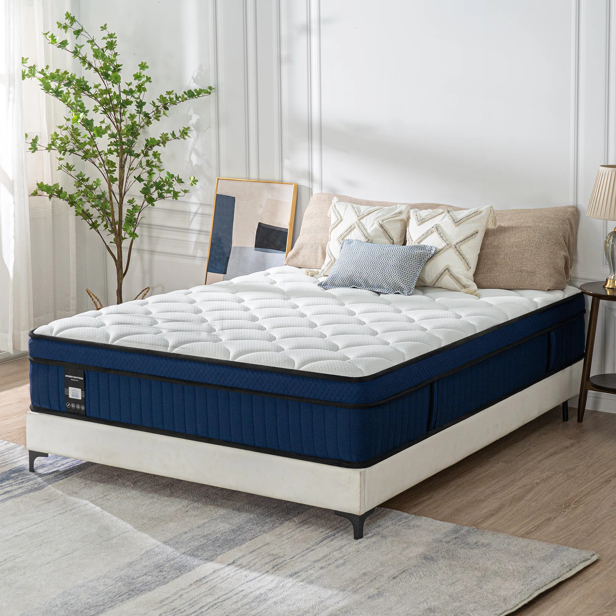 Alwyn Home Berlanga 12'' Medium Memory Foam Hybrid Mattress & Reviews | Wayfair | Wayfair North America