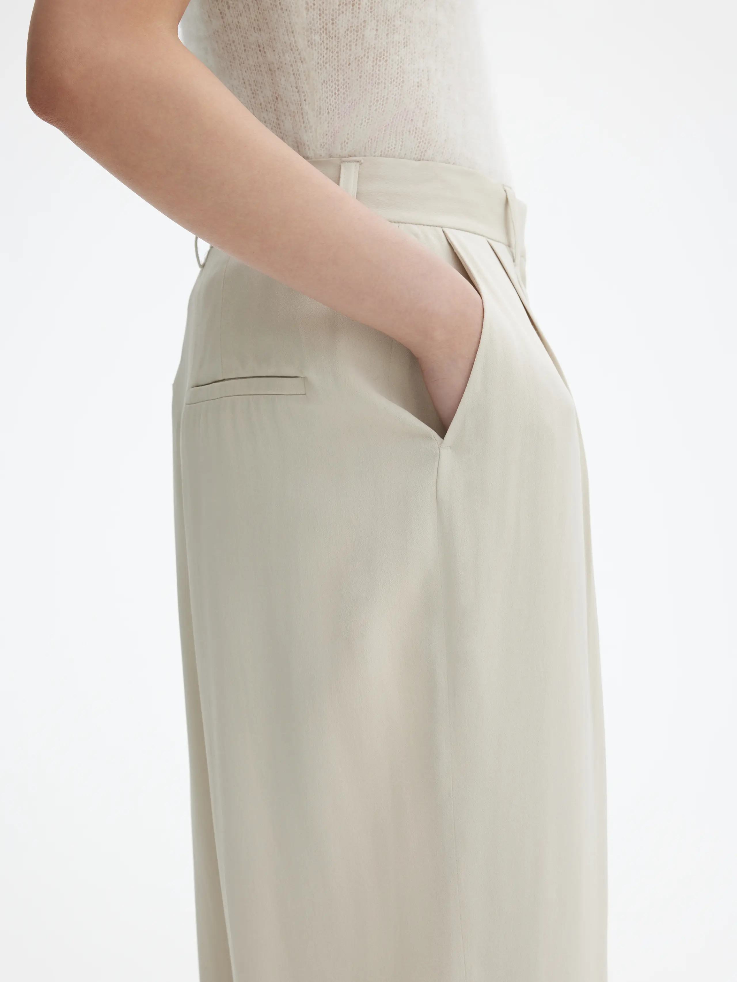 Wide Suit Trousers | House of Dagmar