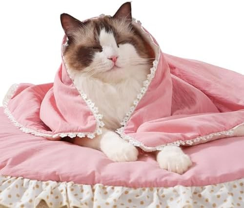 Cat Blanket Washable with Pillow for Couch Protection Small Dog Blankets for Small Dogs - Sherpa ... | Amazon (US)