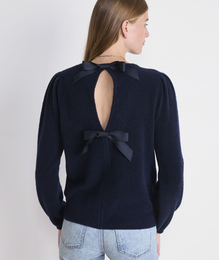 Bow Back Sweater | vineyard vines