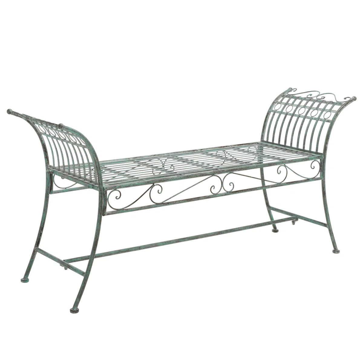 Kyel Iron Outdoor Bench | Wayfair North America