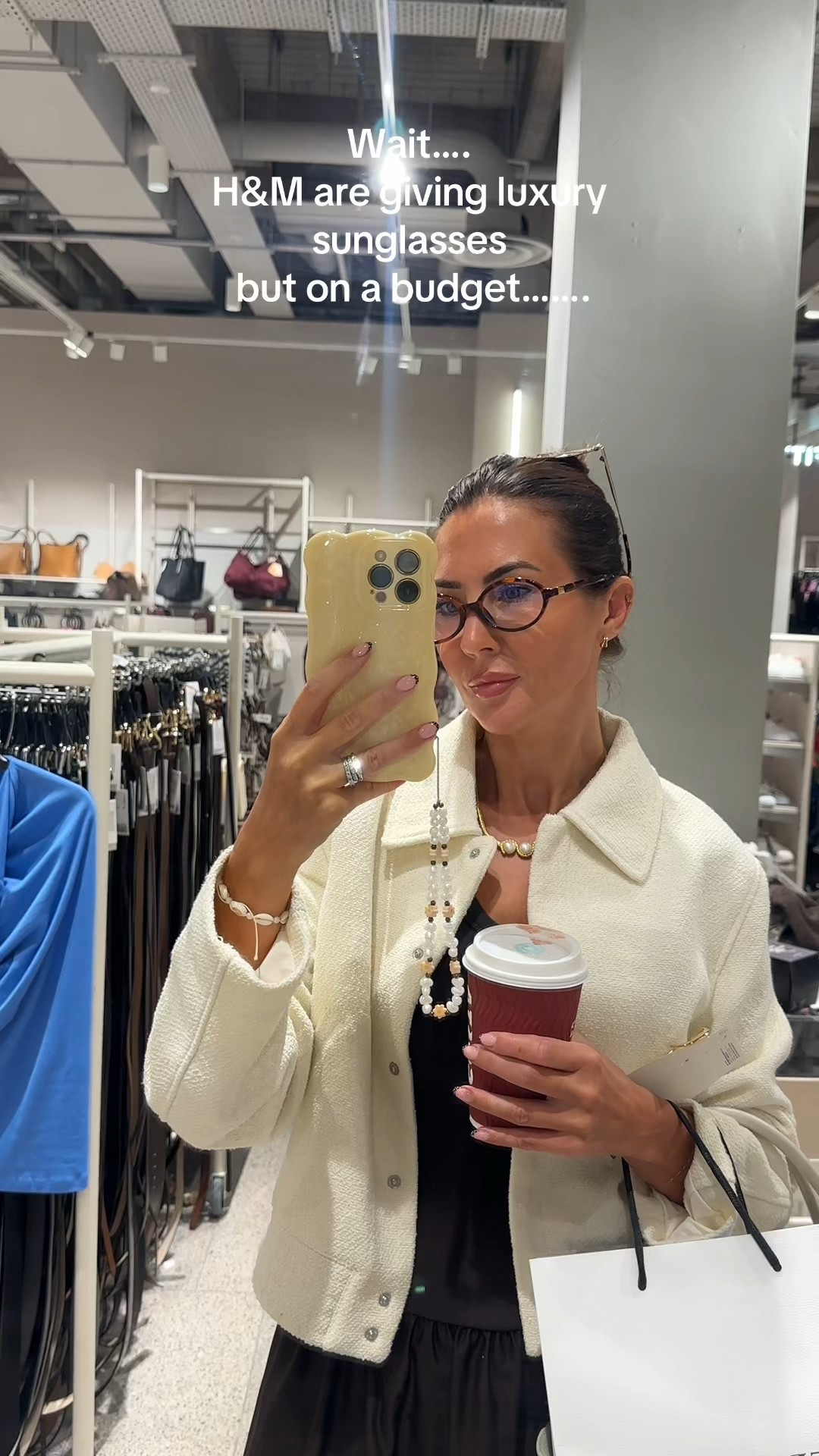 Designer glasses on a budget… H&M glasses new in H&M luxury glasses on a budget H&M fine blue light glasses

#LTKautumn