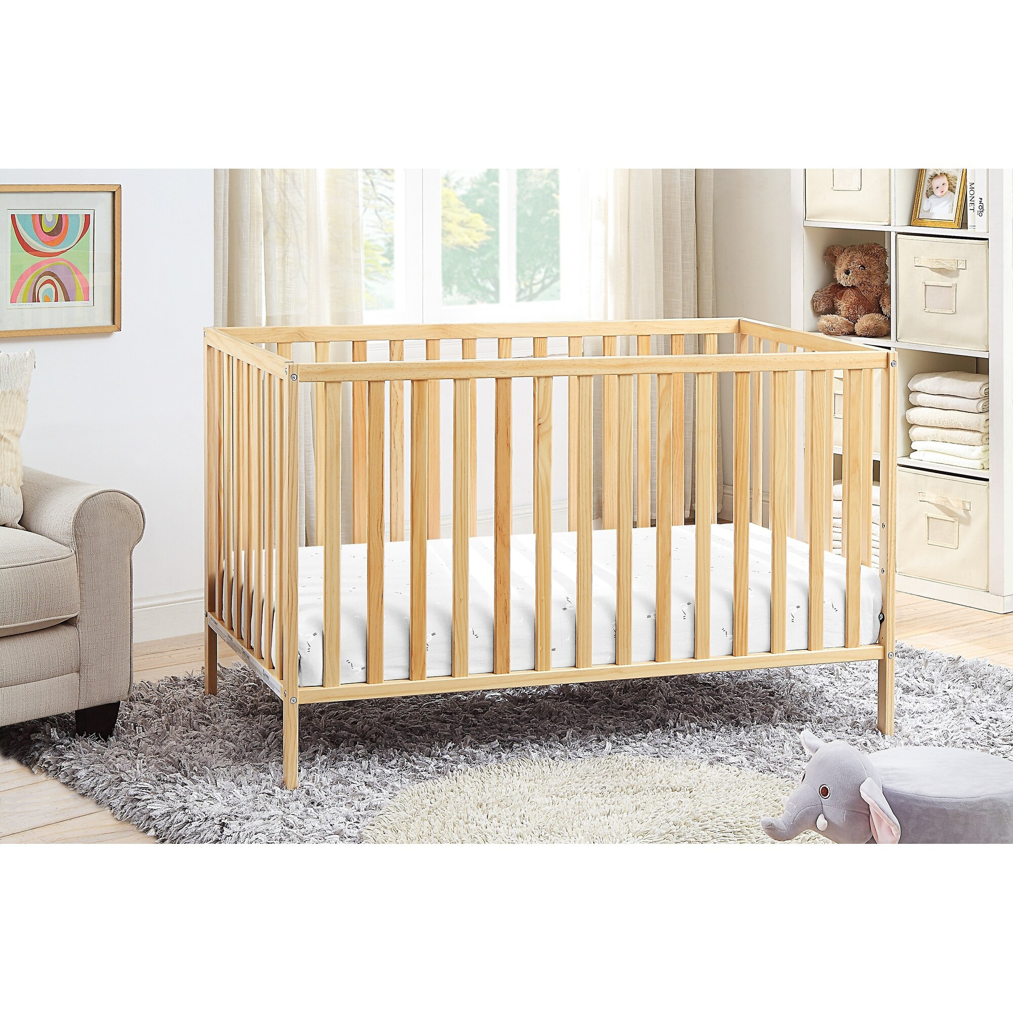 Serene Natural 3-in-1 Convertible Island Crib | Bed Bath & Beyond