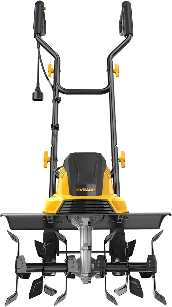 EVEAGE Electric Tiller for Garden, 18 Inch Power Tillers and Cultivators Electric, 13.5AMP Rototi... | Amazon (US)