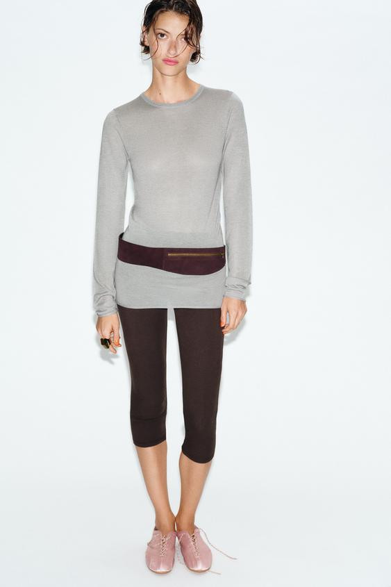 SPORTY LACE-UP BALLET FLATS | Zara US