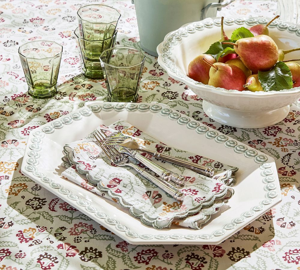 Julia Berolzheimer Chain Serving Bowl & Platter | Pottery Barn (US)