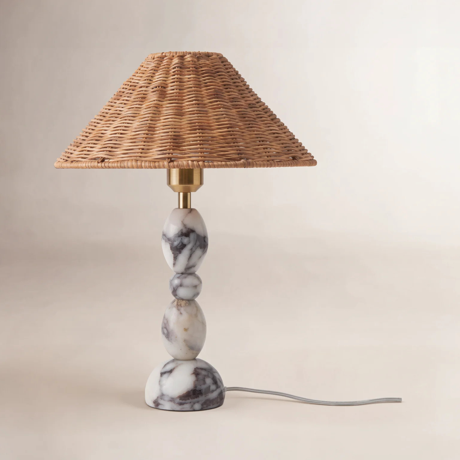 Naveen 16" Sculpted Marble Table Lamp | Wayfair North America